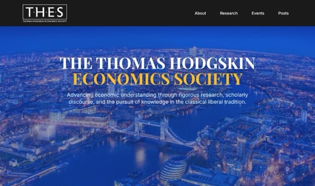 Vefsíðuverkefni fyrir Hodgskin Society